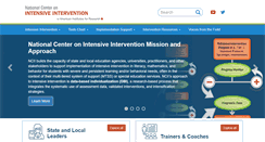 Desktop Screenshot of intensiveintervention.org